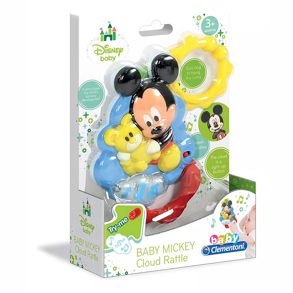 Disney Baby Mickey Bebe sonajero de nube