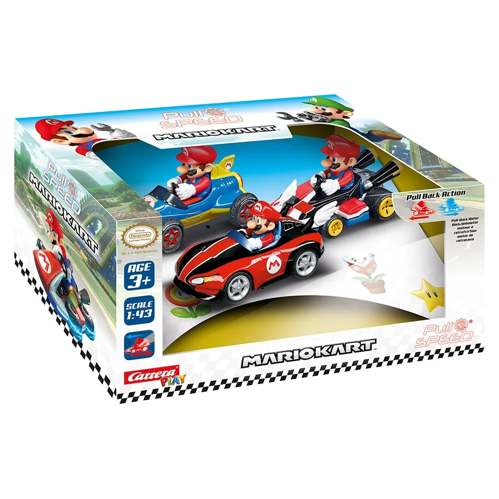 Carrera Play Pull&Speed Mario Kart™ – Mario 3Pack