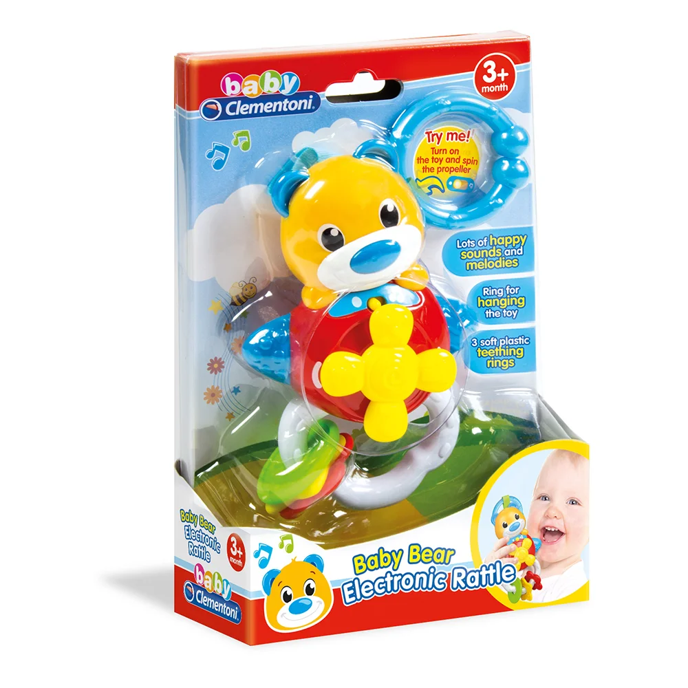 Baby Clementoni Sonajero oso electronico
