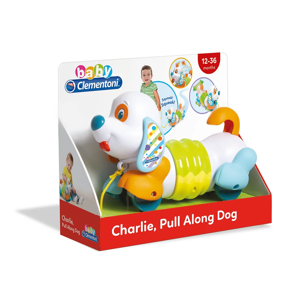 Baby Clementoni Juguete de arrastre, perrito