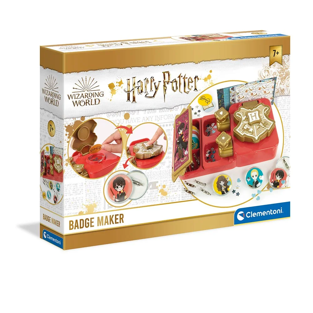 Clementoni HARRY POTTER – Creador de Insignias