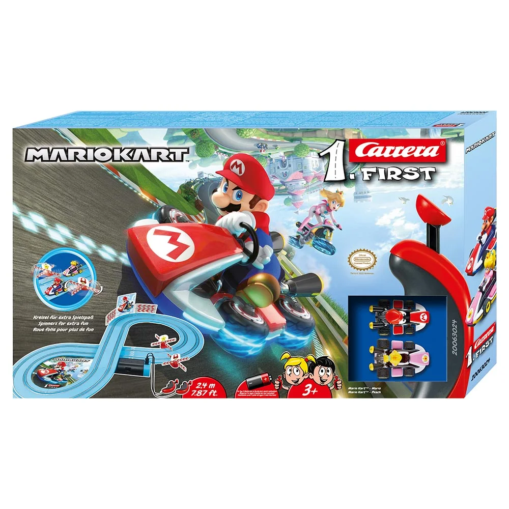 Carrera First Mario Kart™ – Pista de carrera de 2.4 m – Mario vs. Peach