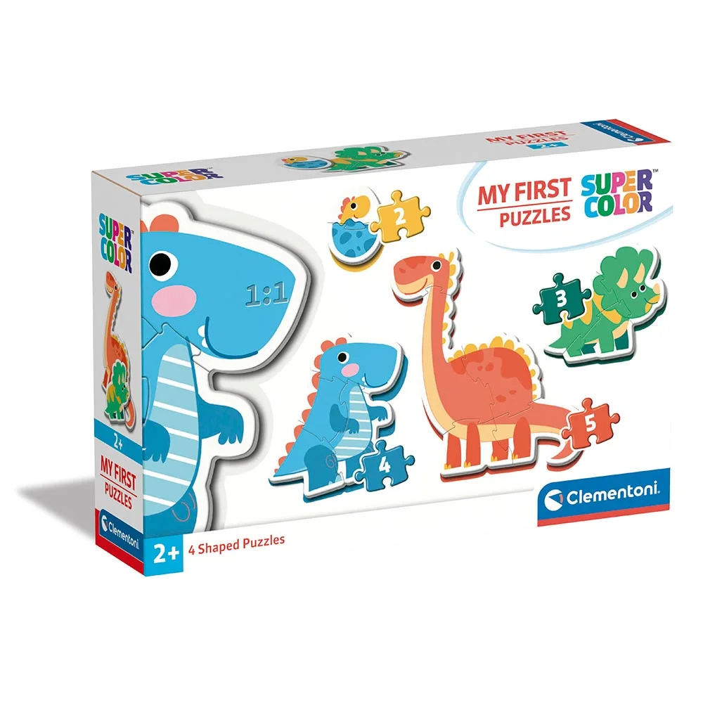 Clementoni SUPER COLOR Mi Primer Rompecabezas Dinosaurios