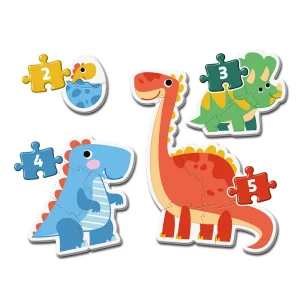 Clementoni SUPER COLOR Mi Primer Rompecabezas Dinosaurios