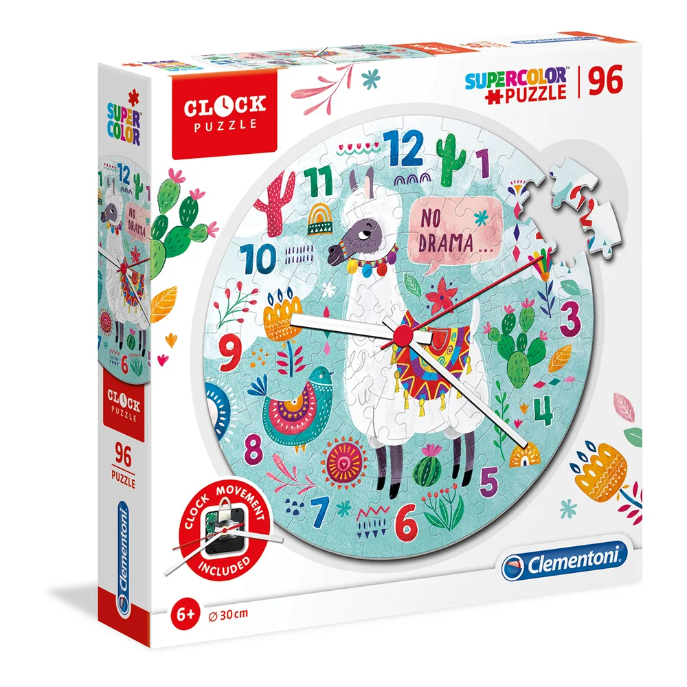 ROMPECABEZAS RELOJ X 96 PZAS LLAMA