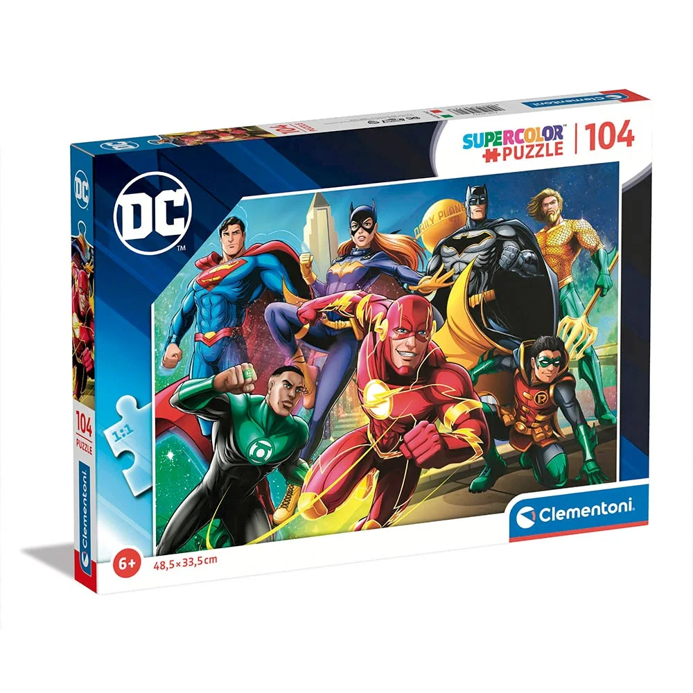 Clementoni SUPER COLOR DC COMICS – Rompecabezas de 104 piezas 3