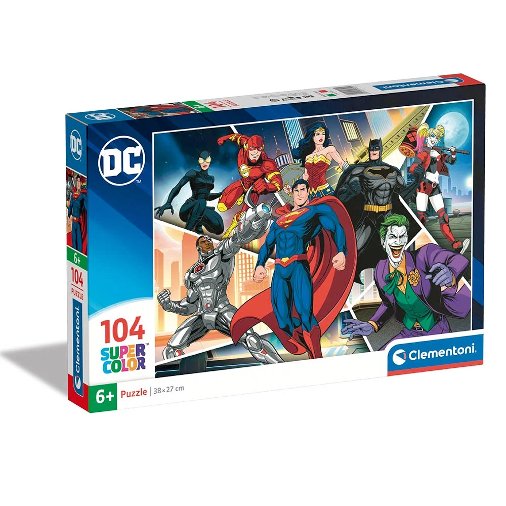 Clementoni SUPER COLOR DC COMICS – Rompecabezas de 104 piezas 2