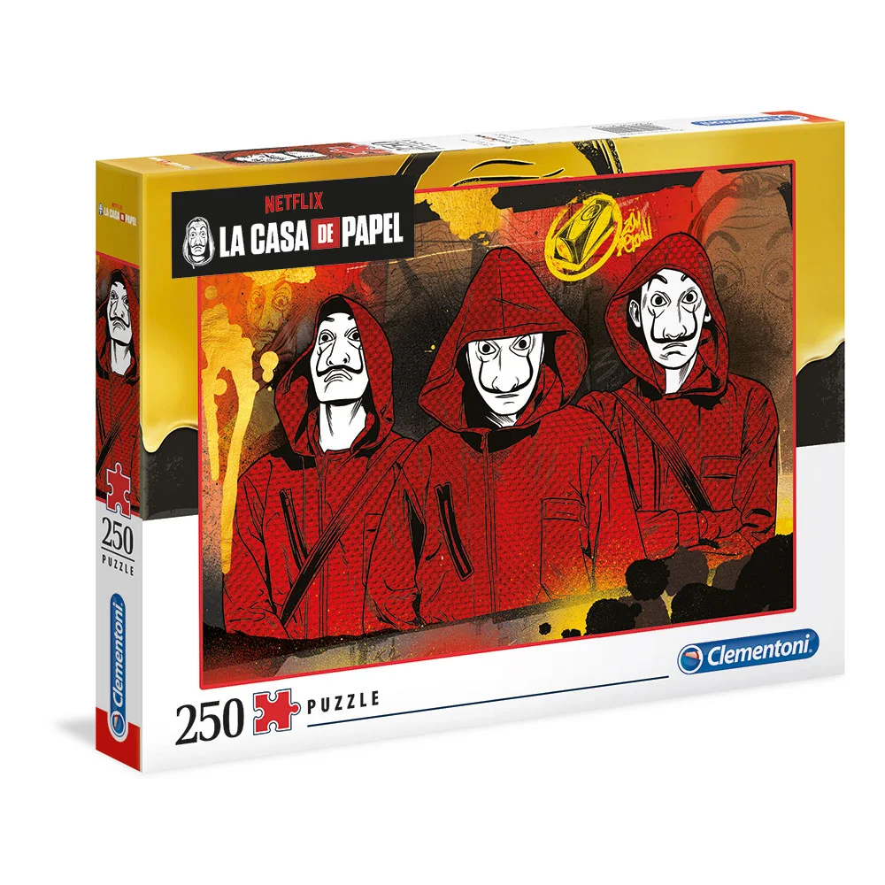 ROMPECABEZAS X 250 PIEZAS, LA CASA DE PAPEL