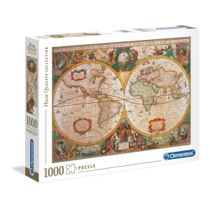 CLEMENTONI ROMPECABEZAS X 1000 PZAS, MAPA ANTIGUO