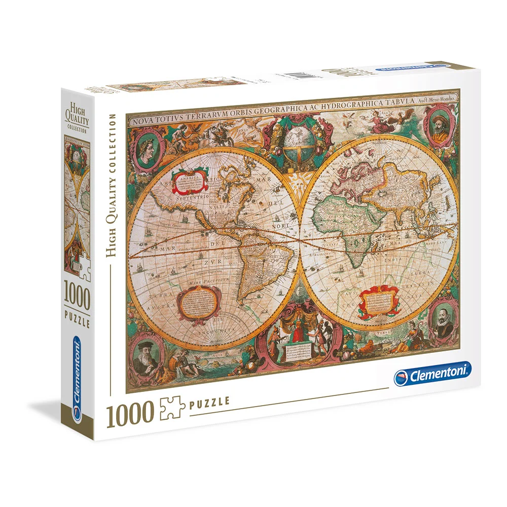 CLEMENTONI ROMPECABEZAS X 1000 PZAS, MAPA ANTIGUO