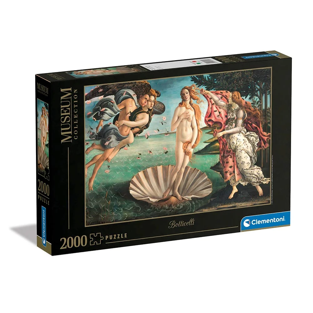 Clementoni Museum Collection Rompecabezas de 2000 piezas – Botticelli – El Nacimiento de Venus