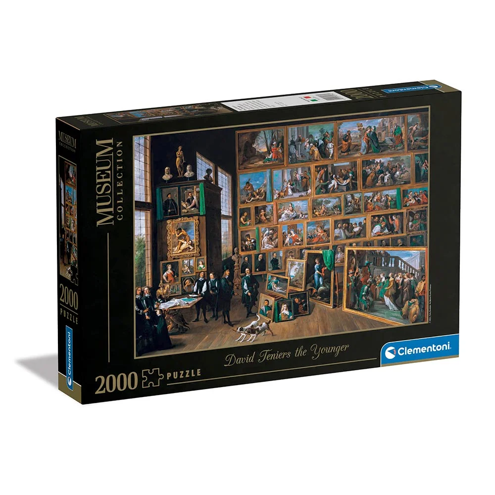 Clementoni Museum Collection Rompecabezas de 2000 piezas – David Teniers The Younger