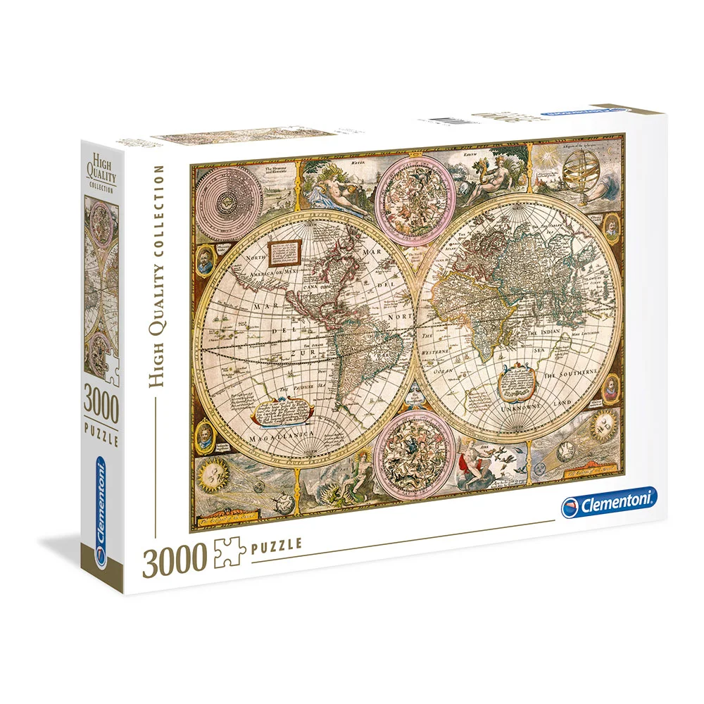 CLEMENTONI ROMPECABEZAS X 3000 PIEZAS, MAPA ANTIGUO