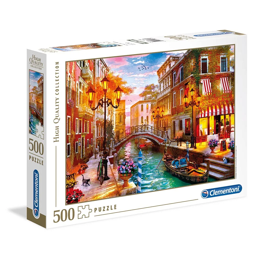 CLEMENTONI ROMPECABEZAS X 500 PIEZAS ATARDECER EN VENECIA