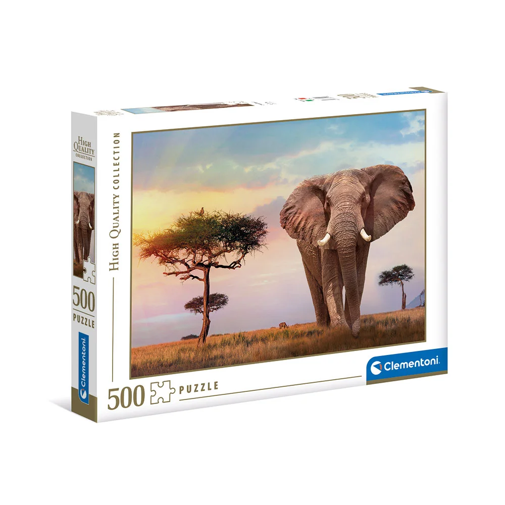 ROMPECABEZAS X 500 PIEZAS, ATARDECER EN AFRICA