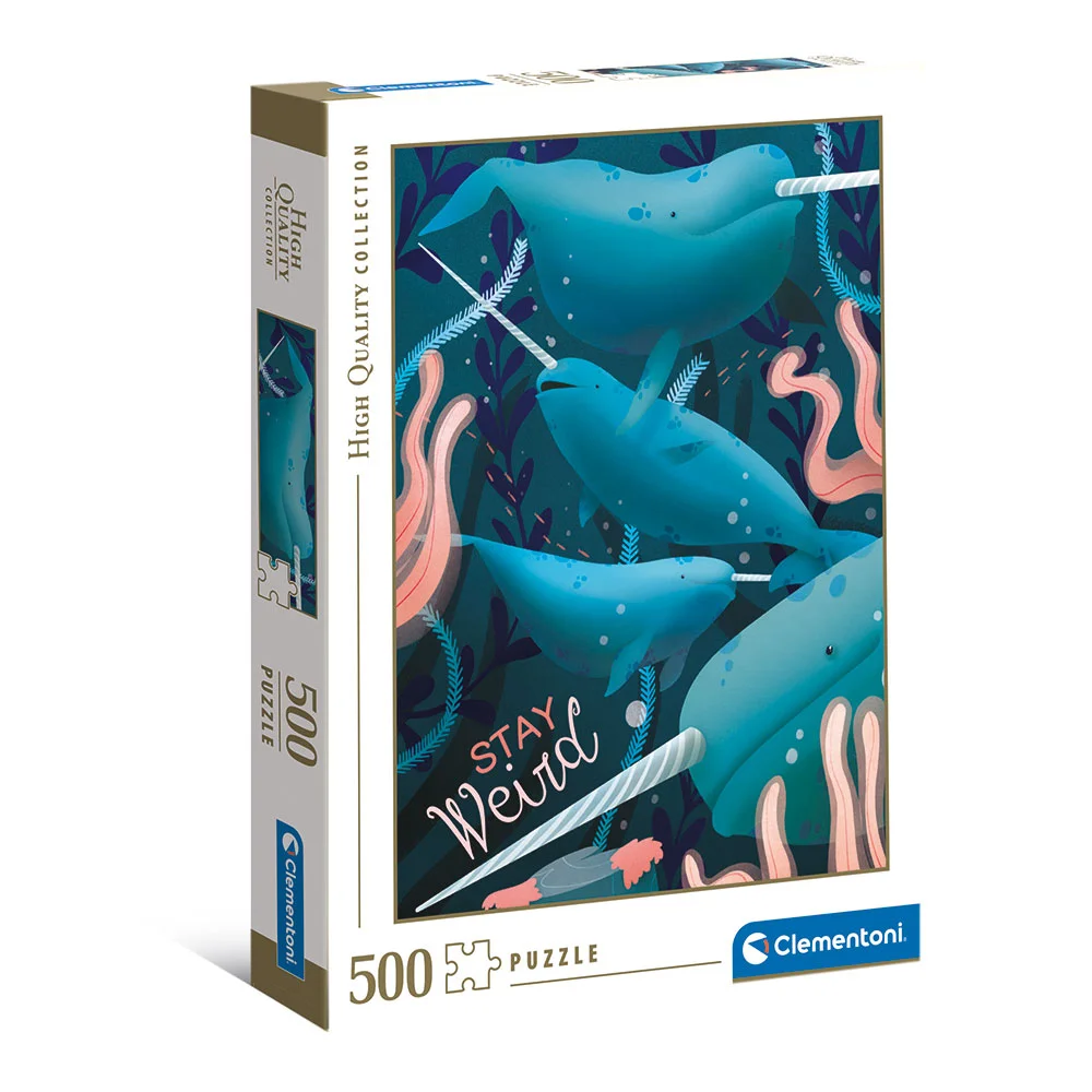 ROMPECABEZAS X 500 PIEZAS, NARWHAL-ANIMALES FANTASTICOS