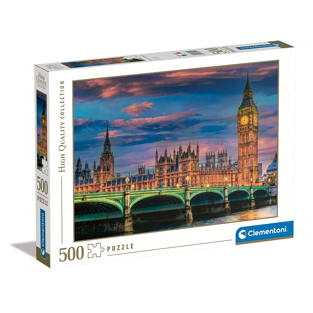 ROMPECABEZAS X 500 PIEZAS, HQC EL PARLAMENTO DE LONDRES