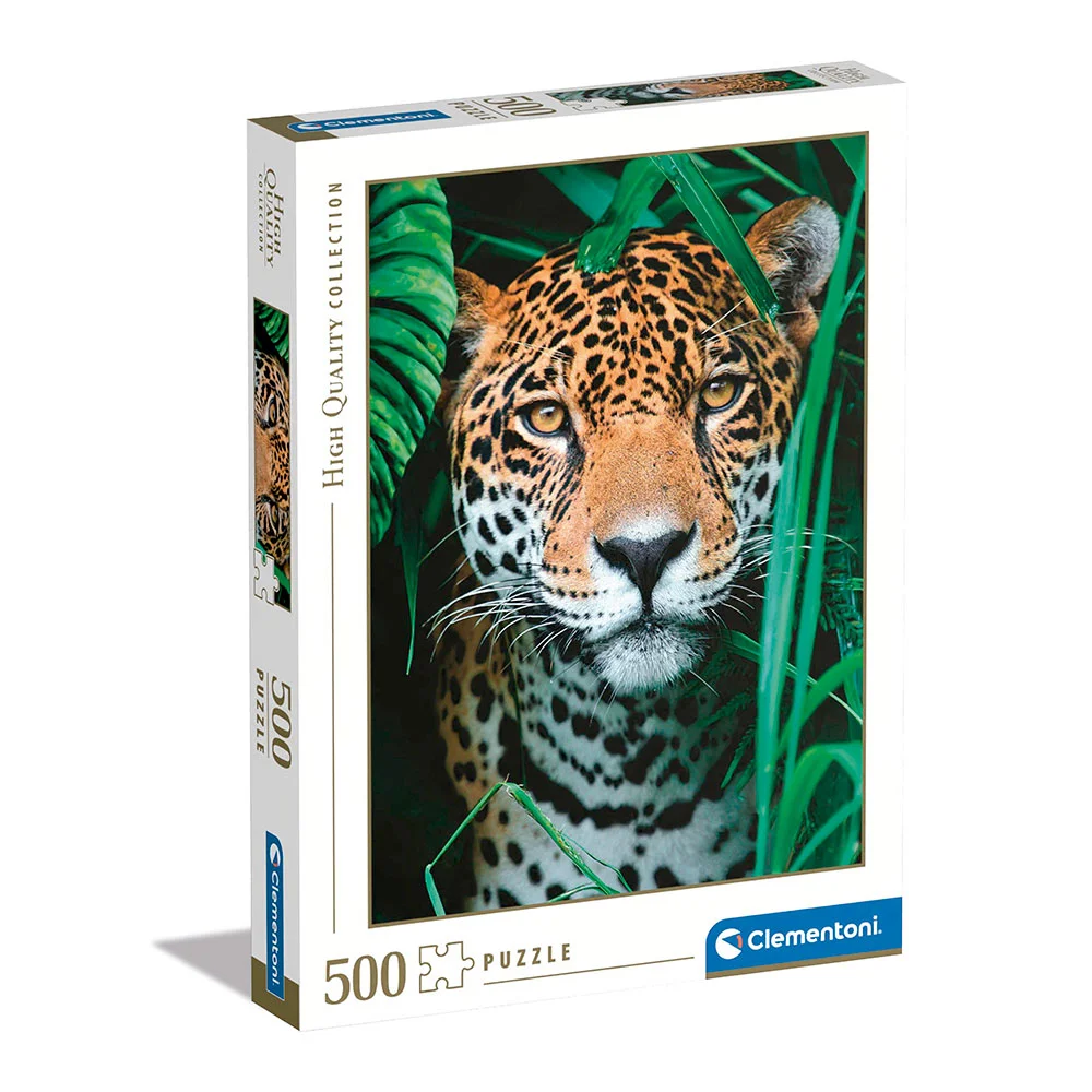 ROMPECABEZAS X 500 PIEZAS, HQC JAGUAR EN LA SELVA