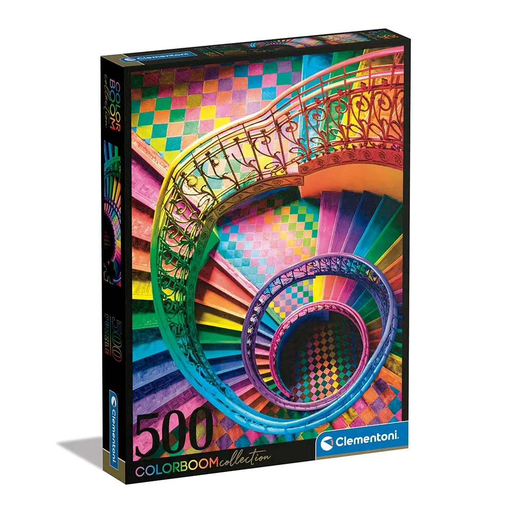Clementoni ColorBoom Rompecabezas de 500 piezas – Escaleras