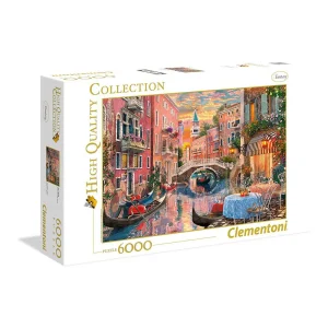 CLEMENTONI ROMPECABEZAS X 6000 PIEZAS ATARDECER EN VENECIA