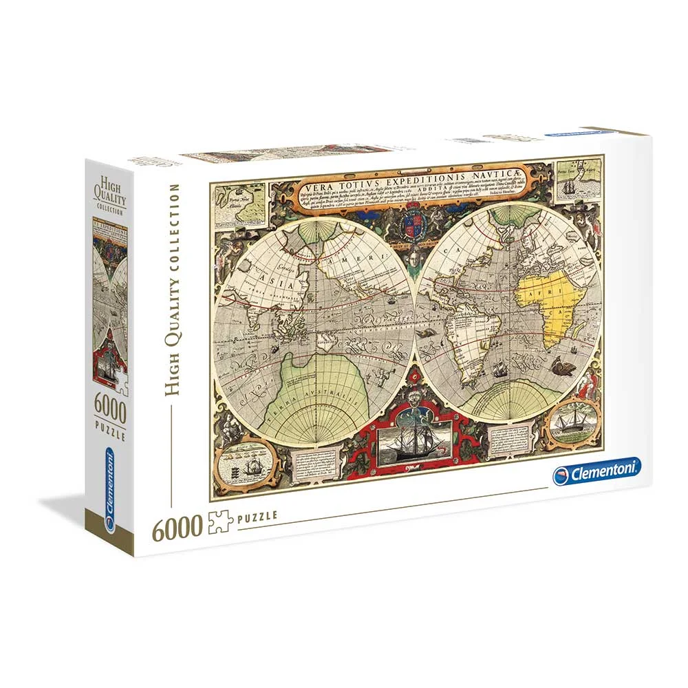 CLEMENTONI ROMPECABEZAS X 6000 PIEZAS, MAPA NAUTICO ANTIGUO