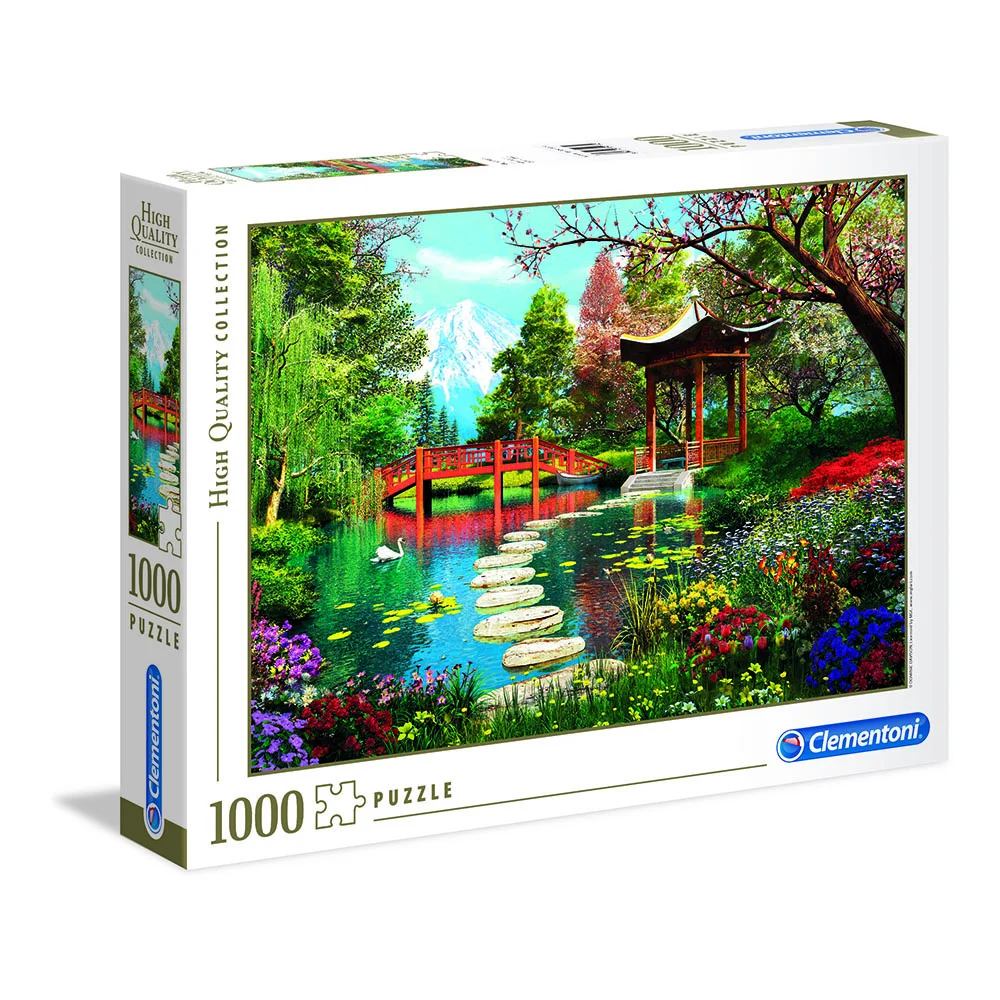 CLEMENTONI ROMPECABEZAS X 1000 PIEZAS JARDINES DEL MONTE FUJI
