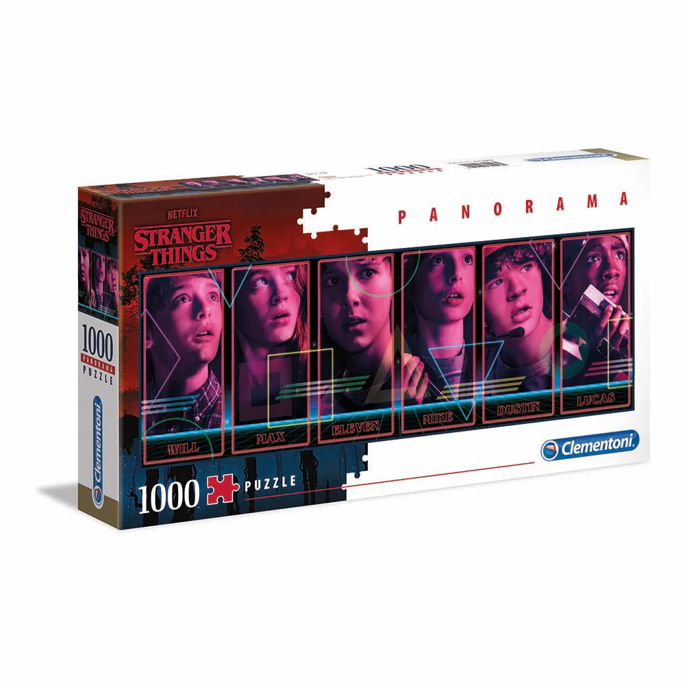 CLEMENTONI ROMPECABEZAS X 1000 PIEZAS PANORAMICO STRANGER THINGS