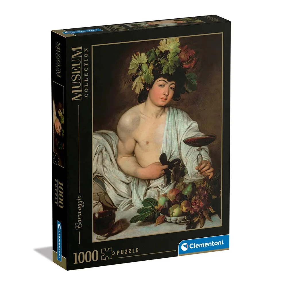 Clementoni Museum Collection Rompecabezas de 1000 piezas –  CARAVAGGIO BACCHUS