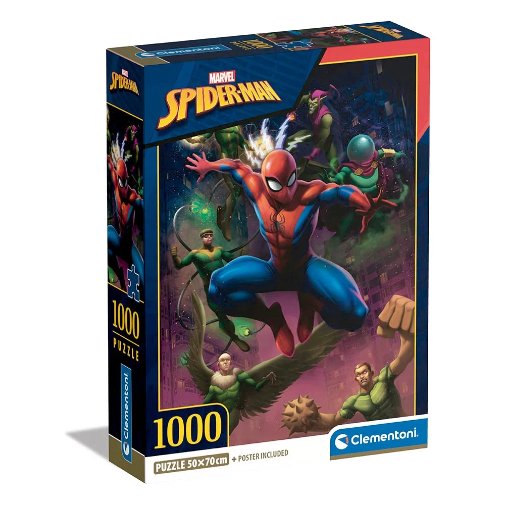 CLEMENTONI ROMPECABEZAS 1000 PZAS. MARVEL SPIDERMAN