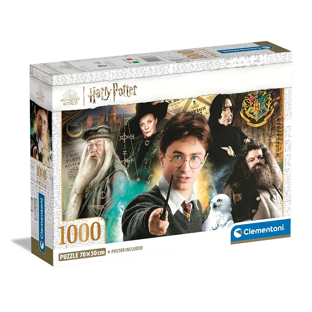 Clementoni HARRY POTTER Rompecabezas Compacto de 1000 Piezas – Harry Potter 2