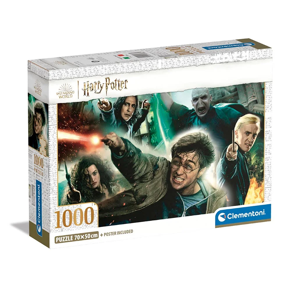 Clementoni HARRY POTTER Rompecabezas Compacto de 1000 Piezas – Harry Potter 1