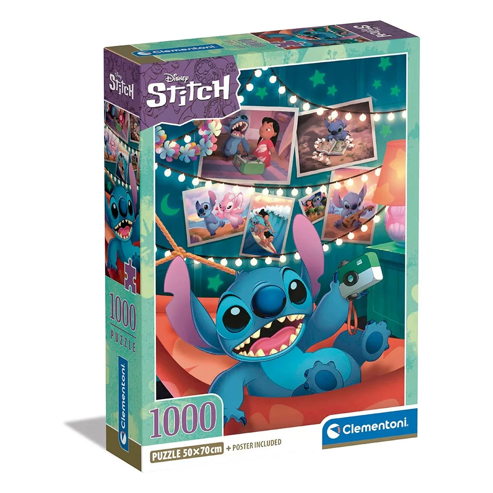 CLEMENTONI ROMPECABEZAS 1000 PZAS. DISNEY STITCH