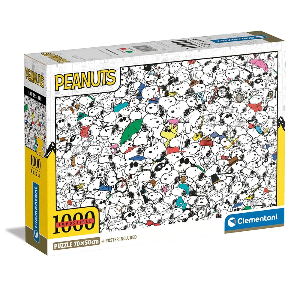 CLEMENTONI ROMPECABEZAS 1000 PZAS. PEANUTS SNOOPY 2