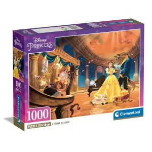 CLEMENTONI ROMPECABEZAS 1000 PZAS. DISNEY LA BELLA Y LA BESTIA