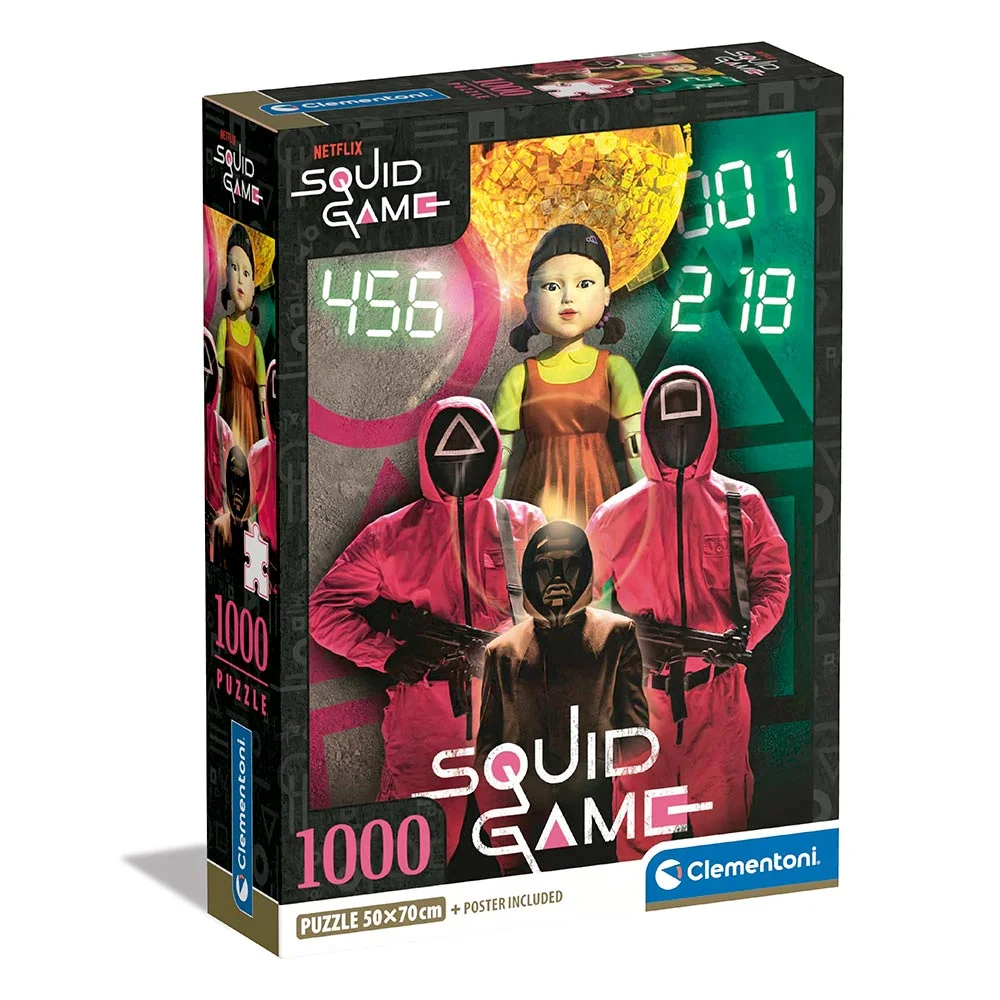 CLEMENTONI ROMPECABEZAS 1000 PZAS. SQUID GAME