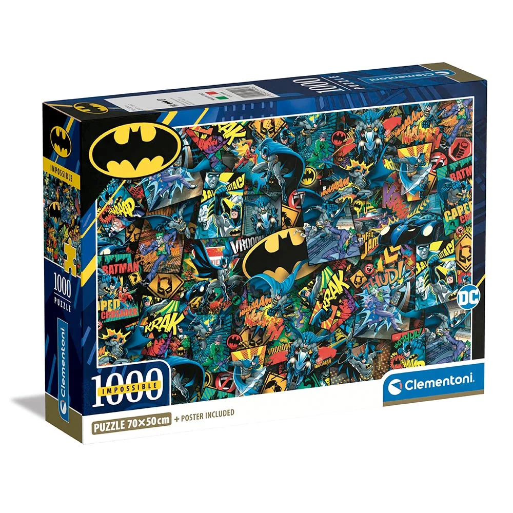 CLEMENTONI ROMPECABEZAS 1000 PZAS. DC COMICS BATMAN