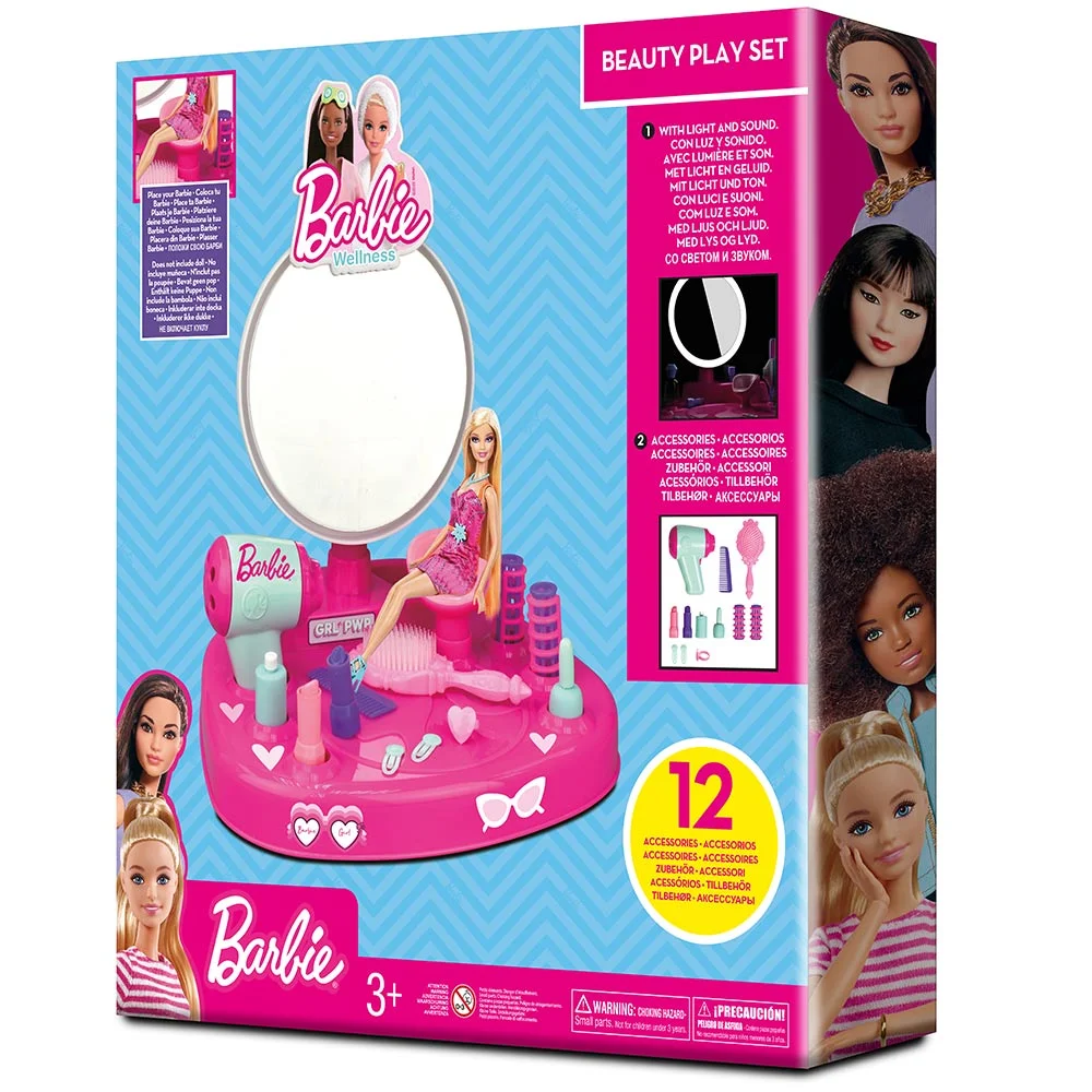 Barbie Set de Belleza con Luz y Sonido