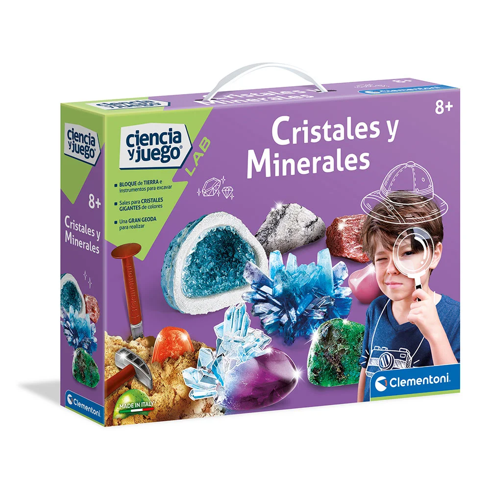 JUEGO DE CIENCIA, CRISTALES Y MINERALES