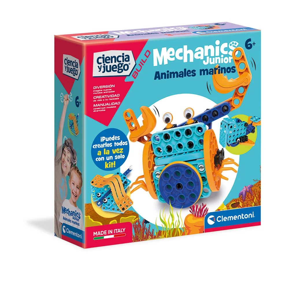 JUEGO MECÁNICA JUNIOR,  ANIMALES MARINOS