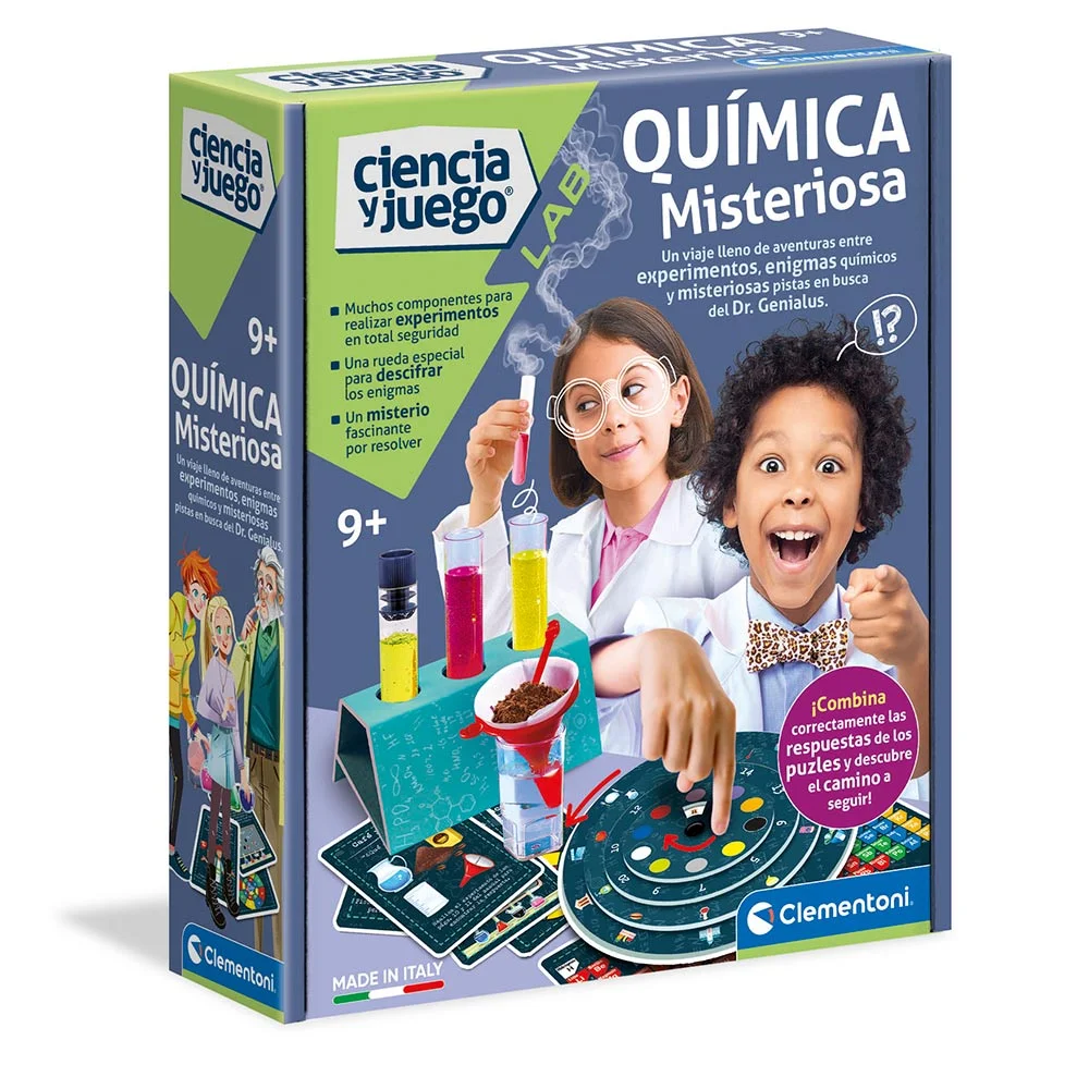 JUEGO DE CIENCIA , QUÍMICA MISTERIOSA.