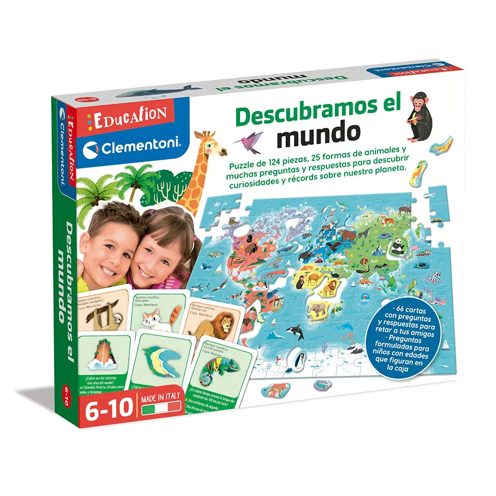 JUEGO EDUCATIVO, DESCUBRAMOS EL MUNDO
