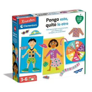 Clementoni Juego Educativo - Pongo esto, quito lo otro
