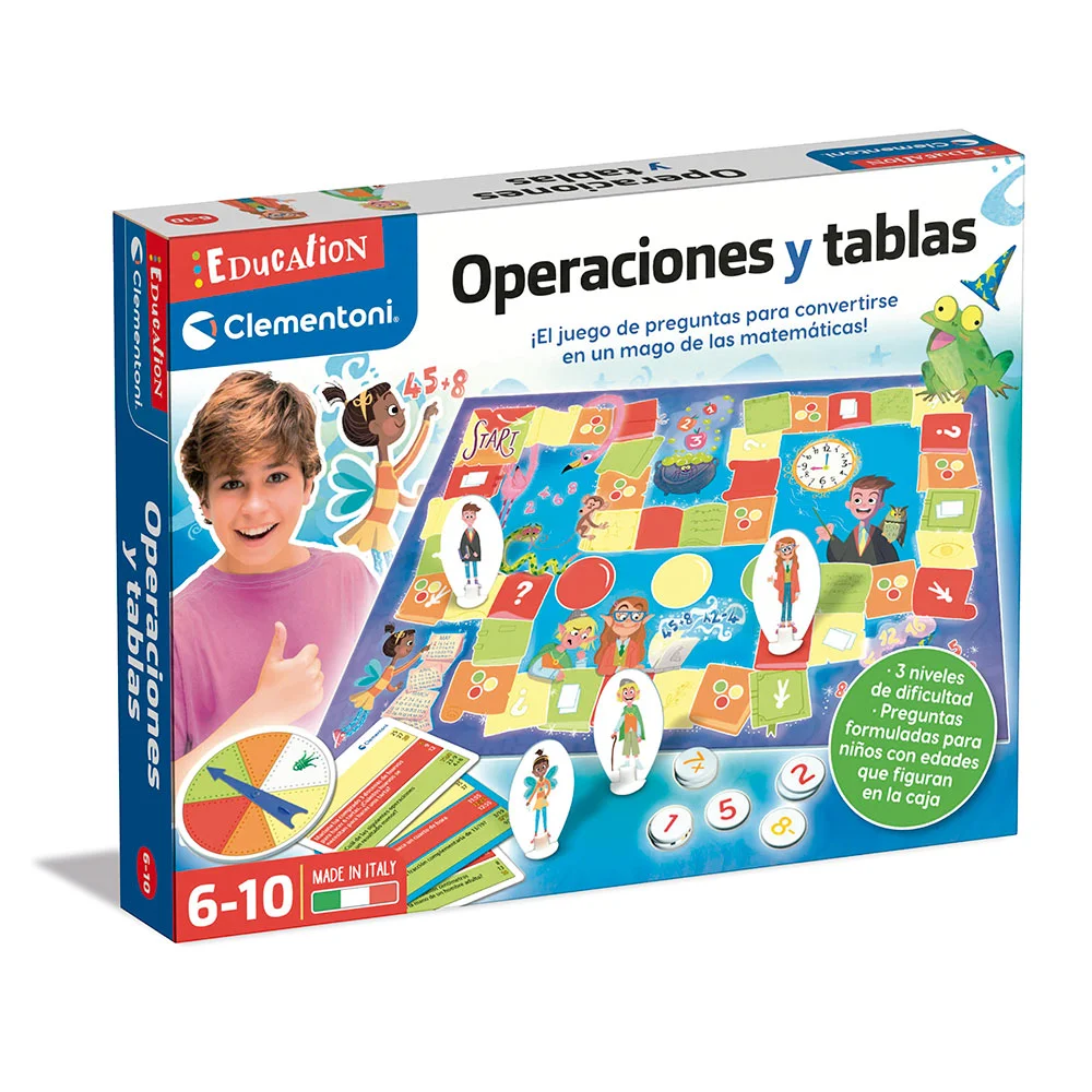 JUEGO EDUCATIVO, OPERACIONES Y TABLAS