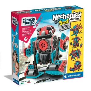 Clementoni Ciencia y Juego Build - MECHANICS JR - Robot 5 en 1