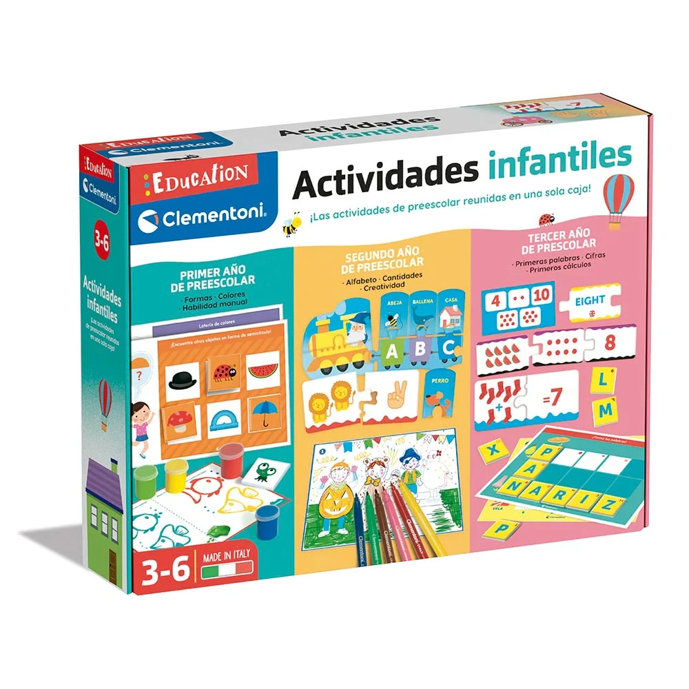 Clementoni Juego Educativo – Actividades Infantiles