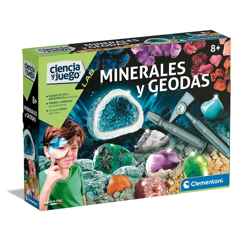 Clementoni Ciencia y Juego Lab – Minerales y Geodas