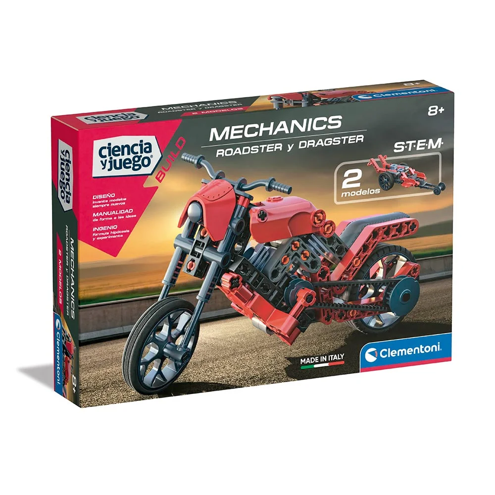 Clementoni Ciencia y Juego Build – Roadster y Dragster