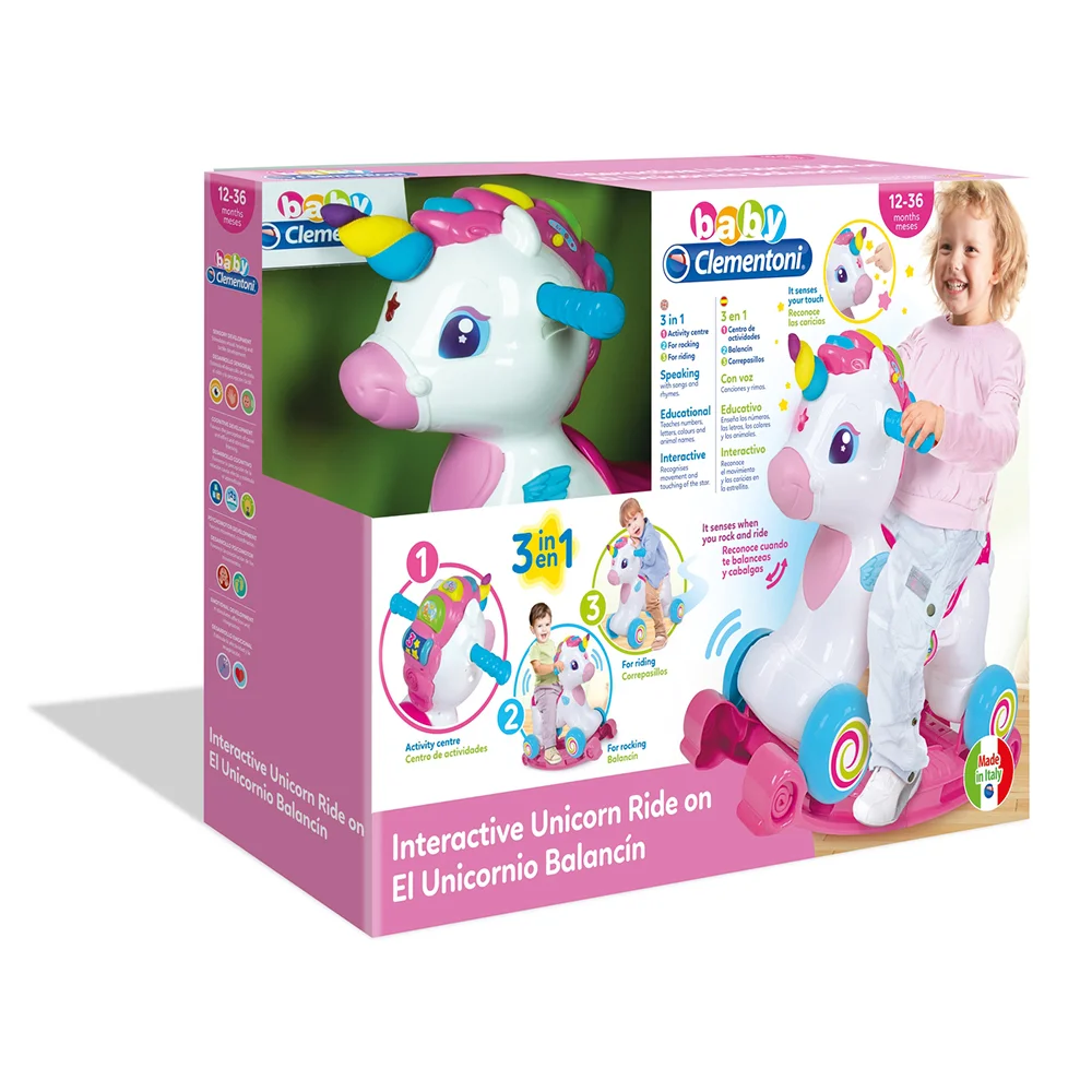 Baby Clementoni Unicornio balancin