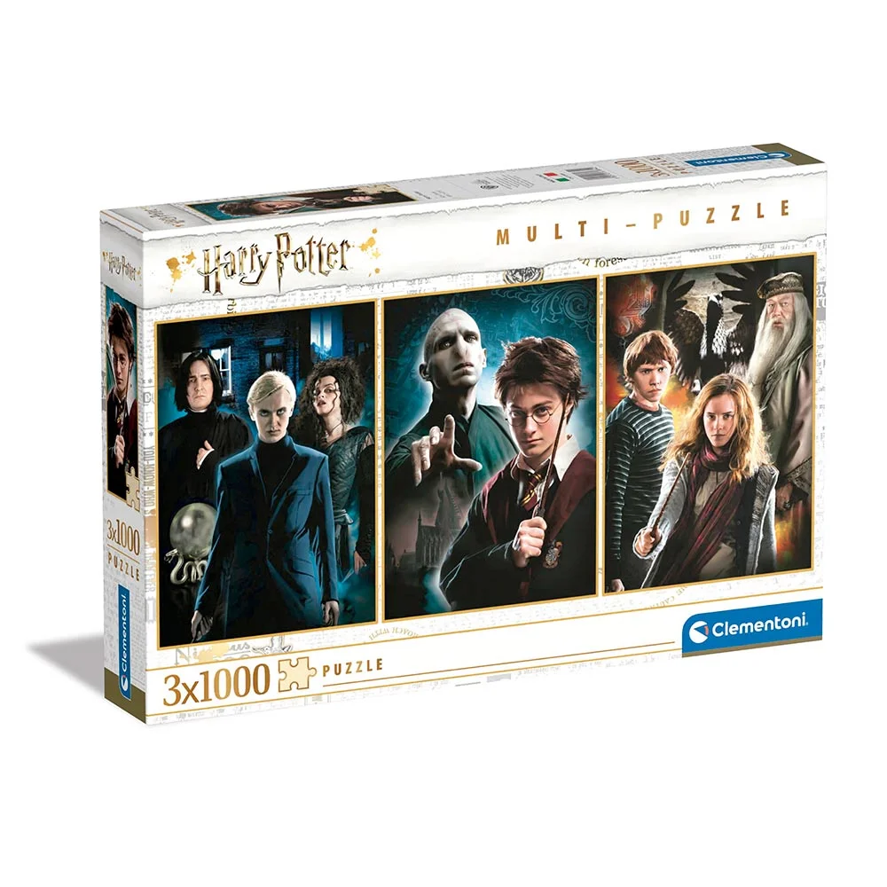 ROMPECABEZAS 3X1000 PIEZAS, HARRY POTTER 2