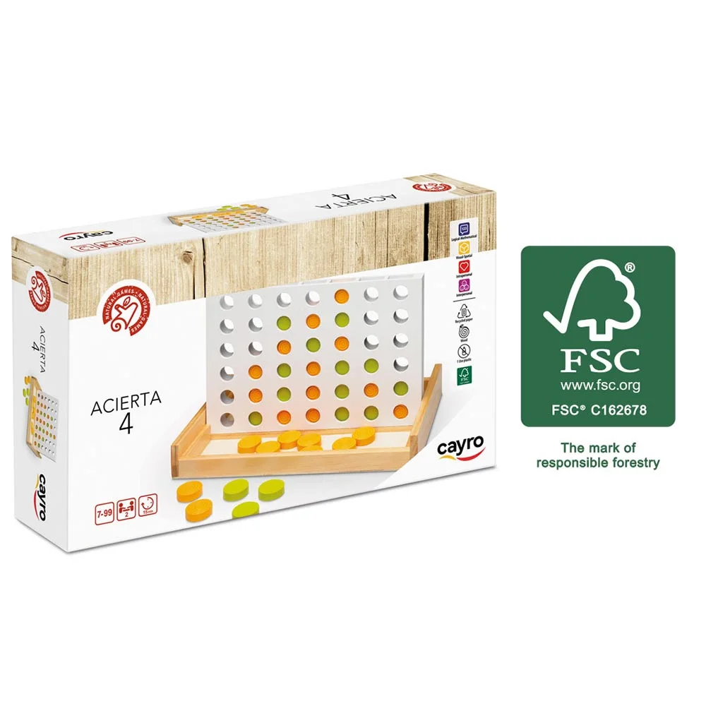 Cayro Cuatro en Linea de Madera FSC